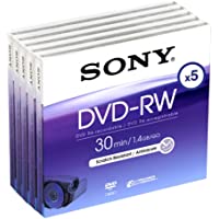 Sony DMW30AJ - DVD -RW Mini 8Cm 1.4Gb 2X Pack 5